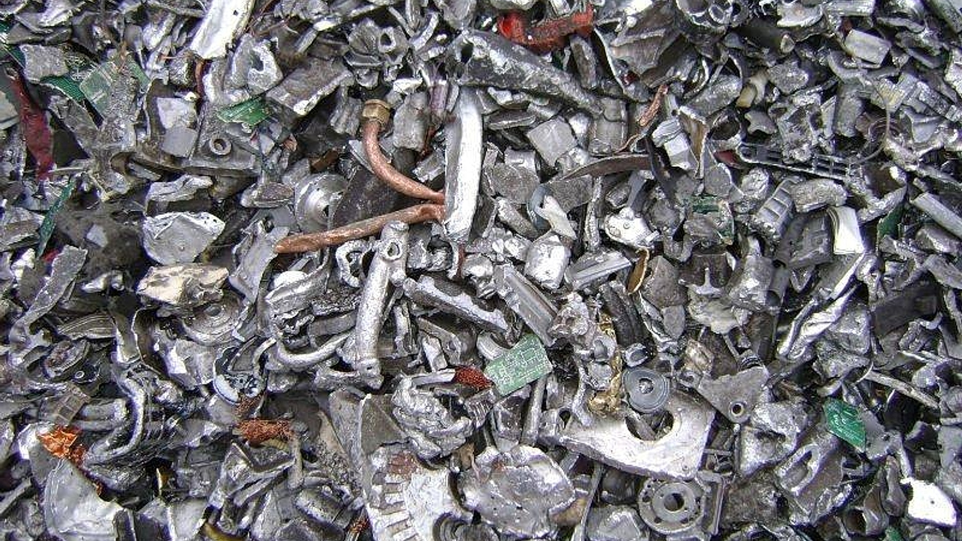 Industrial aluminium, copper, and brass scrap trading yard